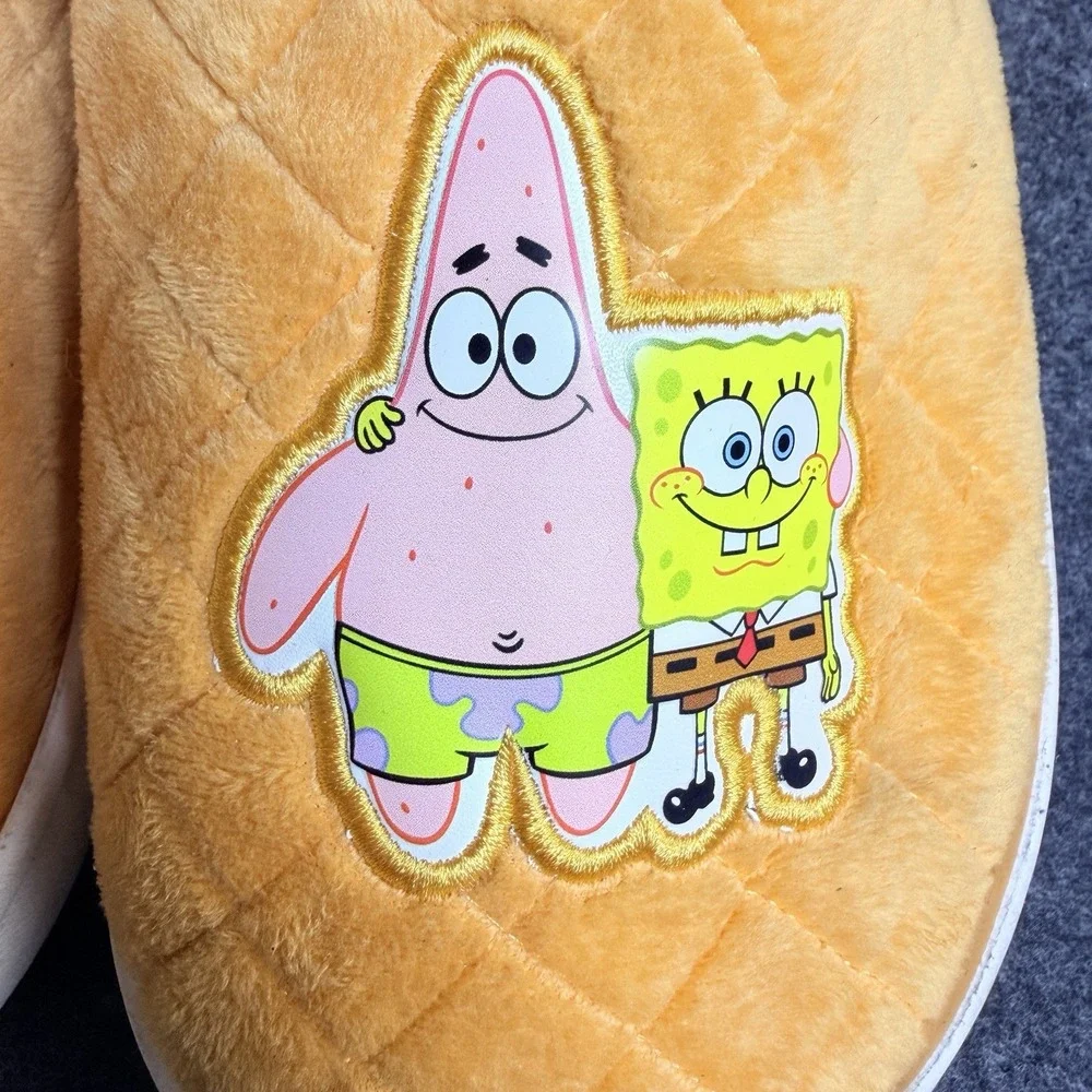 SpongeBob SquarePants Patrick Star Plush Slippers Adult M 9-10 Nickelodeon